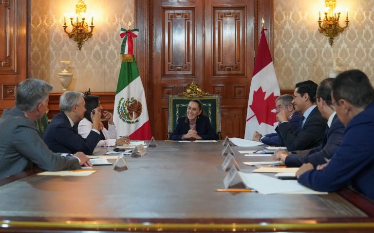 Claudia Sheinbaum y ministros de Canadá: Refuerzo estratégico bilateral