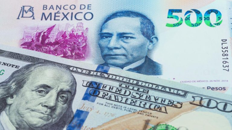 El peso inicia la semana con depreciación ante la cautela de inversionistas