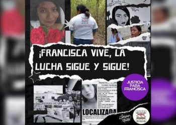 Exigen a magistrado garantizar justicia y seguridad a familiares de Francisca Mariner