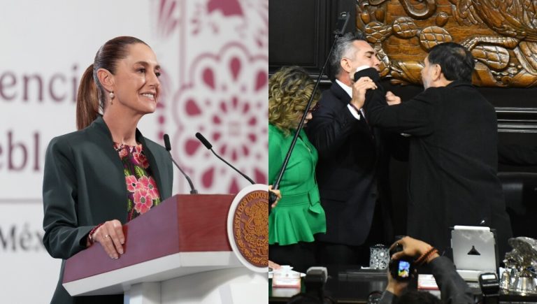 Sheinbaum reacciona a la agresión contra Fernández Noroña en el Senado y denuncia linchamiento con bots