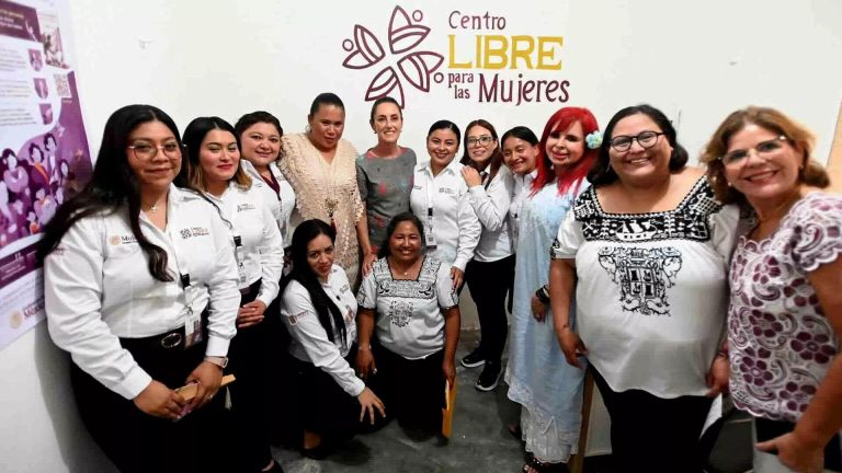 Sheinbaum refuerza derechos de las mujeres con centro en Calakmul
