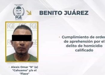 Detienen a «El Caguamo», sujeto que mató a puñaladas a un hombre en Cancún