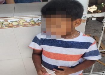 Buscan a los padres de Bryan Yulian; se extravió en Haciendas del Caribe