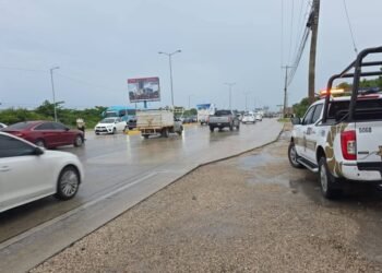 INTENSAS LLUVIAS: Implementan operativo en Cancún