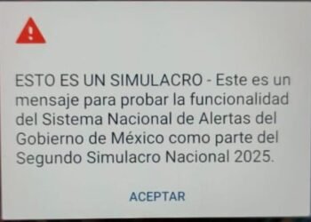 SIMULACRO NACIONAL: Sorprende a quintanarroenses alerta en celulares