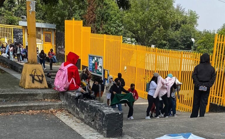 Marcha CCH Sur: Seguridad reforzada ante amenazas en la UNAM