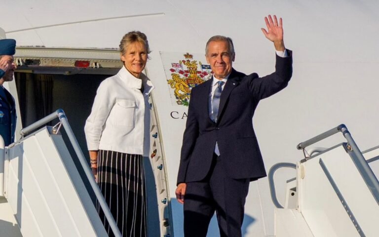 Primer ministro Mark Carney de Canadá llega a México para visita oficial