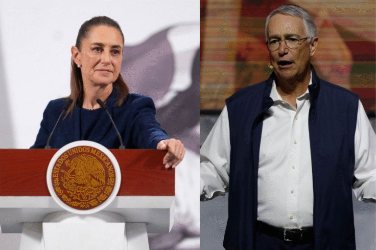 Sheinbaum reta a Salinas Pliego por millonaria deuda fiscal