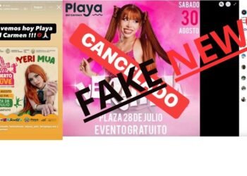 PLAYA DEL CARMEN: Desmienten cancelación del concierto de Yeri Mua