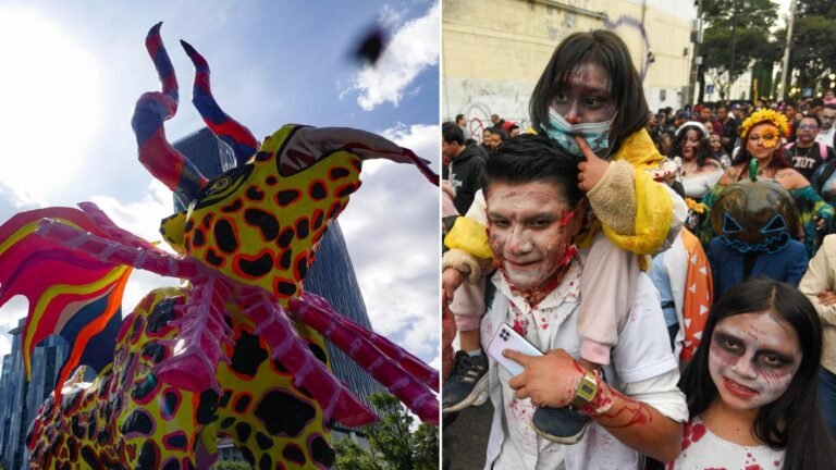 Alebrijes y zombis toman la capital: Celebración del Día de Muertos