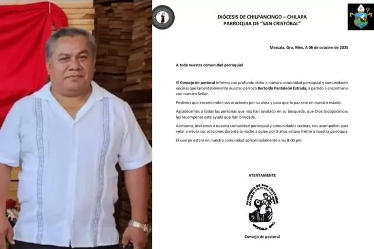 Asesinato de sacerdote en Guerrero: Clamor por la paz y seguridad rota