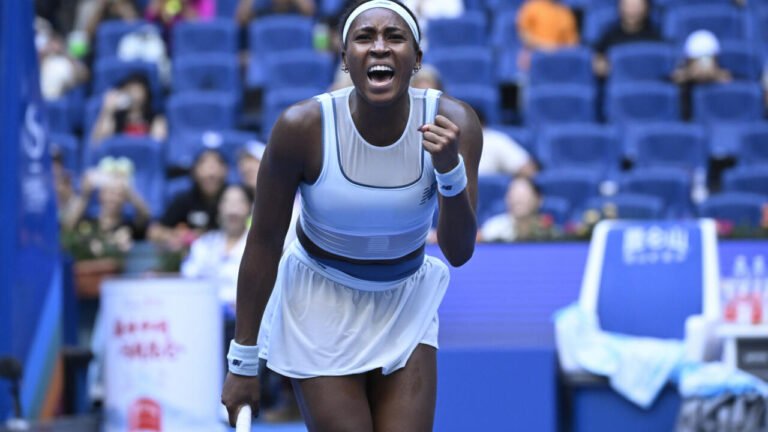 Coco gauff avanza con determinación a las semifinales del WTA 1000 de Pekín