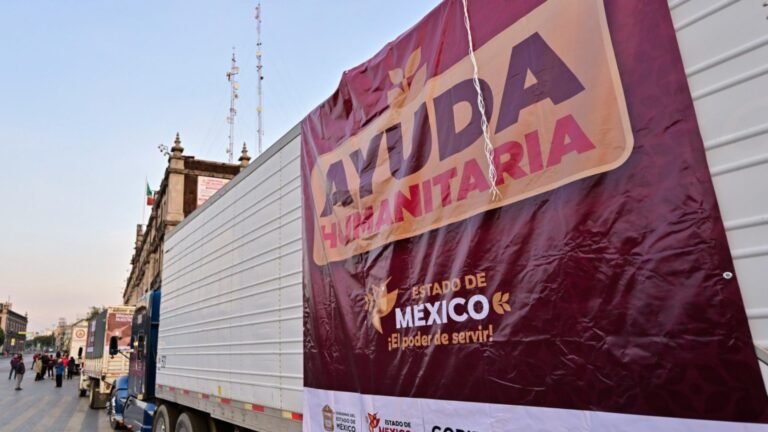 Edomex despliega logística de 15 toneladas y brigada de rescate para Hidalgo