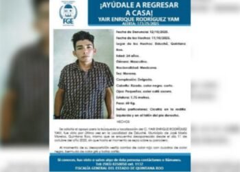 ZONA MAYA: Activan ficha de búsqueda de joven «levantado» en Dziuché