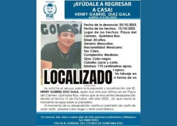 Hallan sin vida a joven reportado como desaparecido en Playa del Carmen