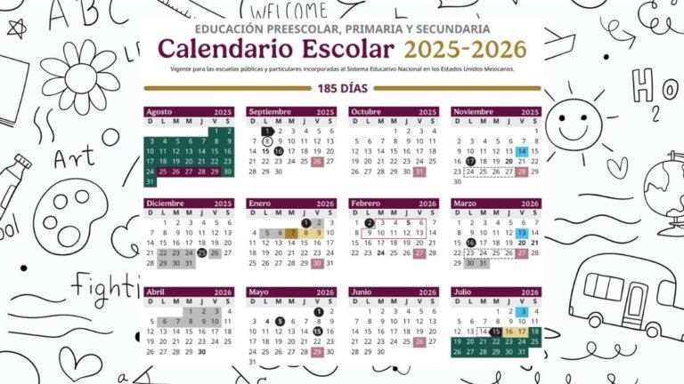 Suspensión de clases SEP 2025: El calendario escolar y los megapuentes confirmados