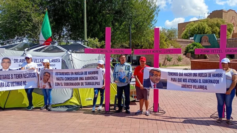 Tres mujeres en huelga de hambre en Nuevo Laredo exigen justicia por tortura