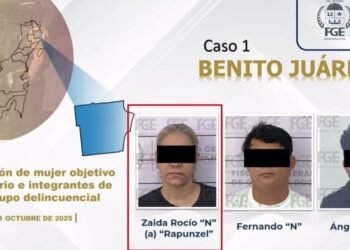 Detienen a “Rapunzel”, presunta líder de célula delictiva en Cancún