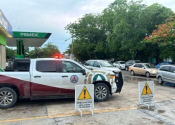 Activan operativo 24/7 para atender incidencias por lluvias en Cancún