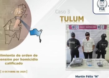 Capturan a taxista implicado en el feminicidio de una joven en Tulum