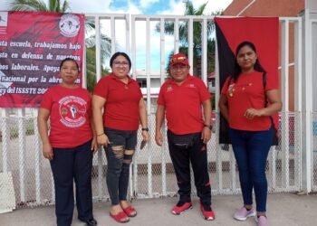 Maestros de Cancún respaldan paro nacional del CNTE