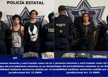 Caen 3 presuntos implicados en intento de robo a joyería de Plaza Las Américas