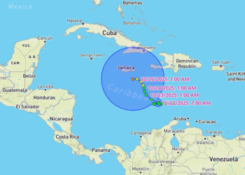 TEMPORADA DE HURACANES: Melissa avanza de manera errática sobre el Caribe; sería huracán este jueves