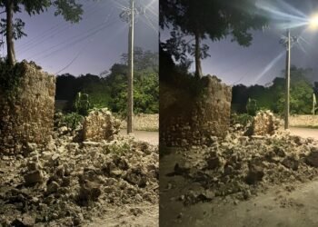 PATRIMONIO EN RIESGO: Colapsa antigua vivienda de piedra en Sabán