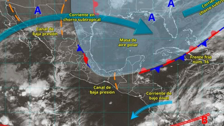 Alerta: El frente frío 17 congelará México con -10 grados hasta diciembre