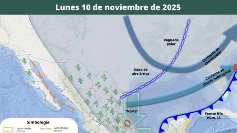 Alerta en la Península de Yucatán: La inusual fuerza del frente frío 13 y el aire ártico