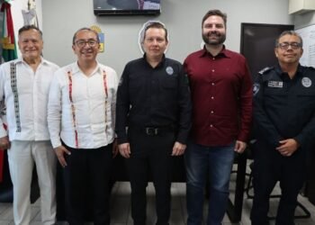Reafirman compromiso con la seguridad en Playa del Carmen