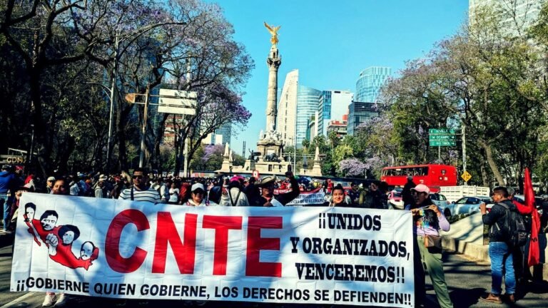 CNTE retoma la calle: El paro nacional que desafía a Sheinbaum por el ISSSTE