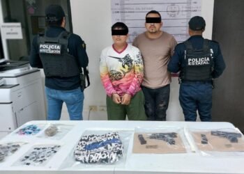 COZUMEL: Capturan a 4 personas con drogas y armas