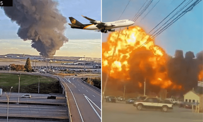 Desastre en Louisville: Tres muertos tras estrellarse el avión de UPS