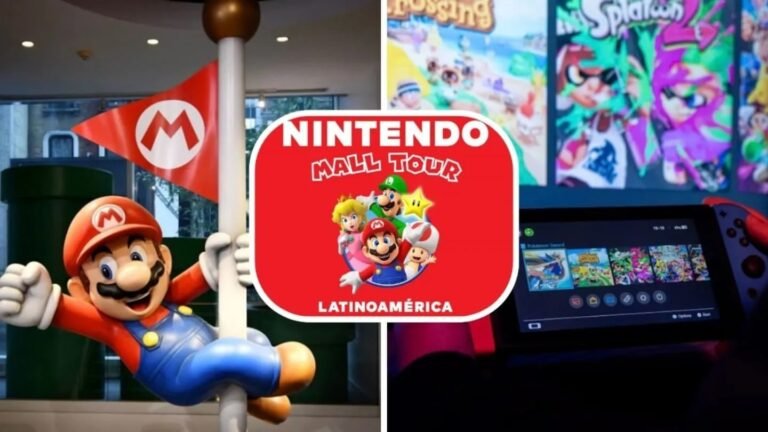 El Nintendo Mall Tour 2025 revela sus 14 paradas clave y el debut de la Switch 2