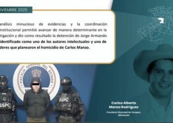 Cae uno de los autores intelectuales del asesinado de Carlos Manzo (VIDEO)