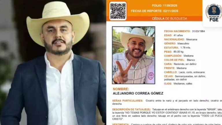La desaparición de Alejandro Correa y la crisis de seguridad que asfixia a Michoacán