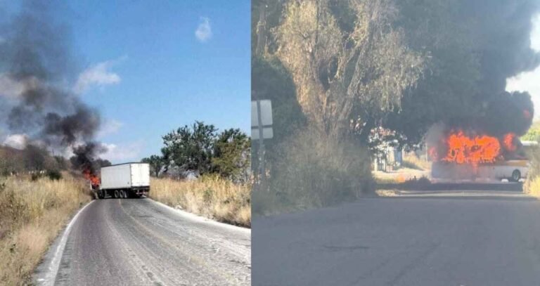 La respuesta criminal: Narcobloqueos en Michoacán desafían la nueva estrategia de seguridad