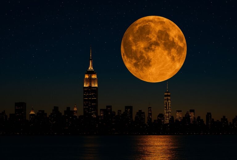 Superluna del castor 2025: la noche en que la luna será 30% más brillante