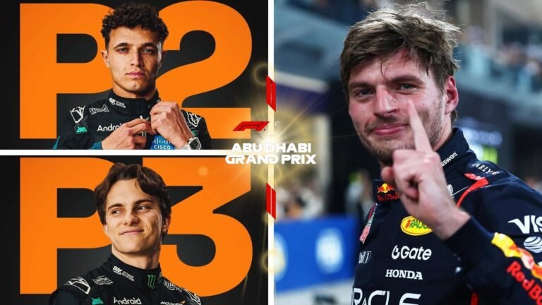 Abu Dhabi 2025: Max Verstappen logra la pole, pero Norris aún tiene el título