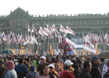El desbordamiento del Zócalo: La fuerza de Morena a siete años de la 4T