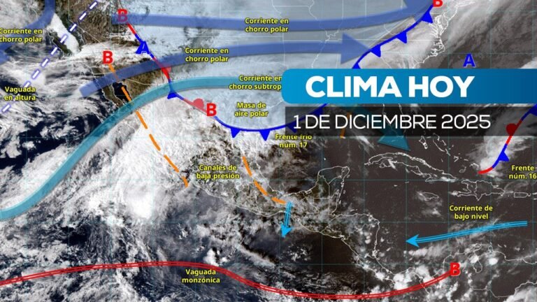 Frente frío 17 paraliza Monterrey: las temperaturas mínimas de diciembre 2025