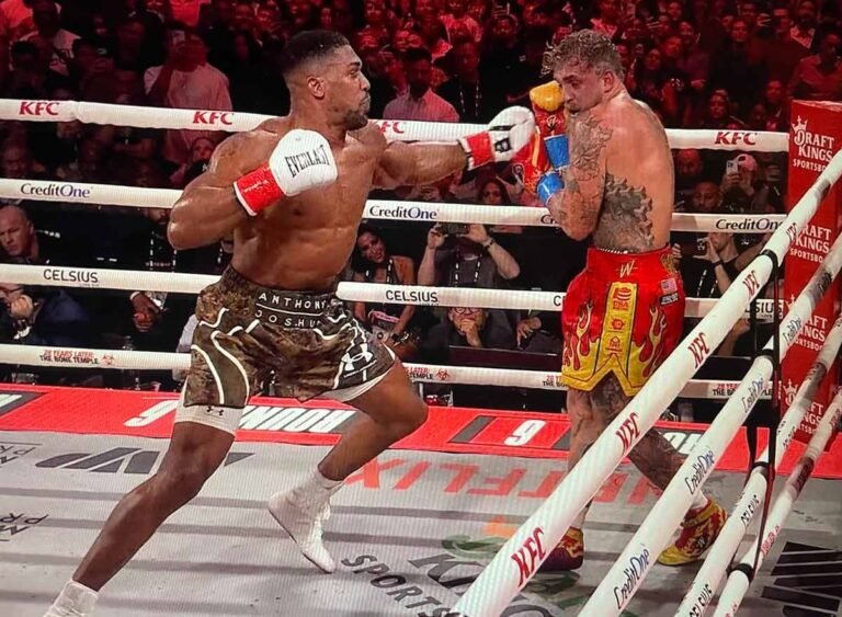 Nocaut o montaje: el cuestionado desenlace de Anthony Joshua vs. Jake Paul