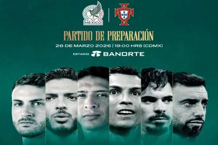 Preventa de boletos México vs Portugal 2026: ¿Cuándo ver a Cristiano Ronaldo?