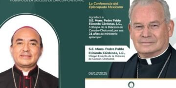 Felicita Mara a nuevo obispo de la Diócesis Cancún-Chetumal