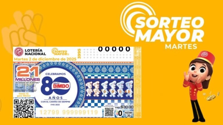 Revelados los números millonarios del Sorteo Mayor 3995: El ganador de 21 millones de pesos