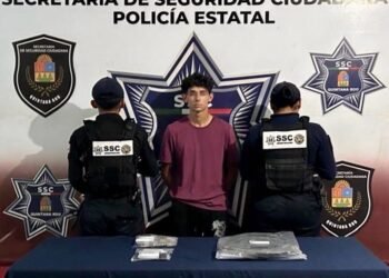Detienen a presunto narcomenudista en Cancún durante operativo de vigilancia