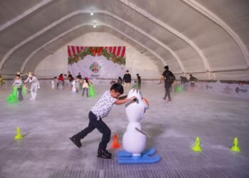 PLAYA DEL CARMEN: Abren pista de patinaje en la Plaza 28 de julio