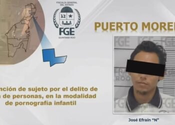 Detienen en Puerto Morelos a hombre por pornografía infantil tras alerta internacional