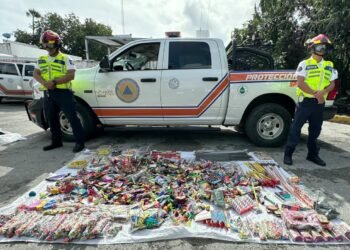 PIROTECNIA ILEGAL: Decomisan 300 kilos de explosivos caseros en Playa del Carmen